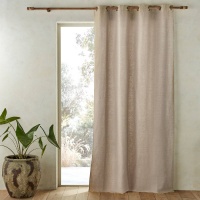 Штора 100 лен на подкладке из хлопка Colin 140 x 180 см бежевый AM.PM  фото, kupilegko.ru